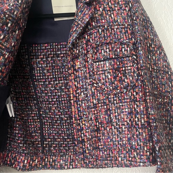 Marco De Vincenzo Boucle Jacket Size 38 - Picture 12 of 15